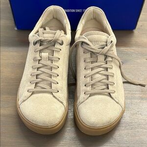 Birkenstock Tan Suede Sneakers